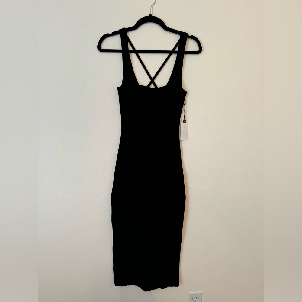 ASTR the Label ELMIRA DRESS Midi bodycon dress NWT